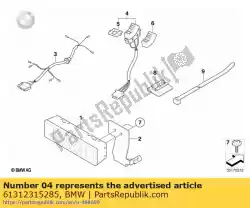 Here you can order the switch, signalling light from BMW, with part number 61312315285: