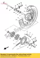 3CK254450100, Yamaha, roda dentada, acionada yamaha tdr 250 1988, Novo