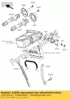 120530101, Kawasaki, prowadnik, rr ex250k8f kawasaki ninja 250 2008 2009 2010 2011, Nowy