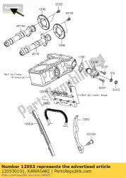 Aquí puede pedir cadena de guía, rr ex250k8f de Kawasaki , con el número de pieza 120530101: