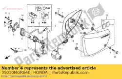 Here you can order the no description available at the moment from Honda, with part number 35010MGR640: