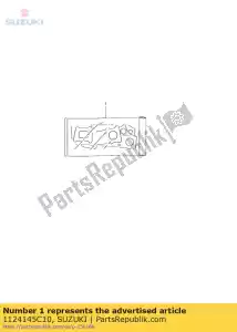 suzuki 1124145C10 gasket,cylinder - Bottom side