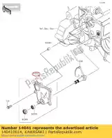 140410614, Kawasaki, 01 couverture-comp kawasaki krf1000 teryx krx 1000 , Nouveau