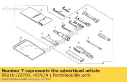 Qui puoi ordinare chiave inglese, scatola (p16) da Honda , con numero parte 89216KY2700: