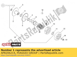 Aprilia AP8206214, Oil seal, OEM: Aprilia AP8206214