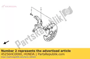 Honda 45256HC0000 garde, l.fr.spline - La partie au fond