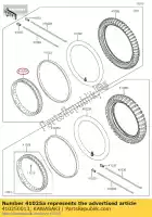 410250013, Kawasaki, velg, fr, 1.40x14 klx110-a3 kawasaki  klx kx 60 110 1985 1986 1987 1988 1989 1990 1991 1992 1993 1994 1995 1996 1997 1998 1999 2000 2001 2002 2003 2005 2006 2007 2008 2009 2010 2011 2012 2013 2014 2015 2016 2017 2018 2019 2020 2021, Nieuw