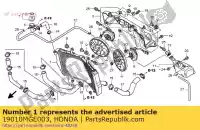 19010MGE003, Honda, radiator comp. honda vfr 1200 2010 2011 2012 2013, New