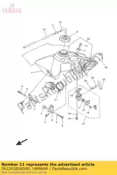 Qui puoi ordinare gruppo giunto per tubo da Yamaha , con numero parte 3XJ243800000: