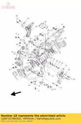 Aqui você pode pedir o moldura protetora em Yamaha , com o número da peça 22BF197B0000: