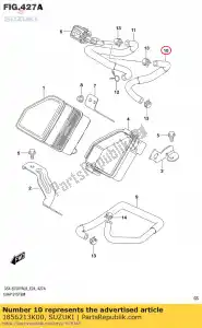 suzuki 1856213K00 tuyau, purge n°1 - La partie au fond