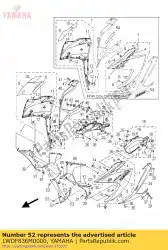 Qui puoi ordinare pannello, interno 3 da Yamaha , con numero parte 1WDF836M0000: