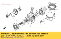 Here you can order the ring set,piston s from Honda, with part number 13011HM7004: