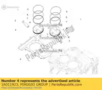 1A011923, Piaggio Group, joint - culasse aprilia ksua0 rs 660 abs (apac) tuono 660 (apac) zd4ksa00, zd4kvh, zd4ksg zd4ksue0 zd4xba00 zd4ztpiag 660 2020 2021 2022, Nouveau