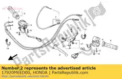 Aquí puede pedir cable comp. B, acelerador de Honda , con el número de pieza 17920MEED00: