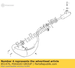 Aprilia 851470, Hose clamp d.30, OEM: Aprilia 851470