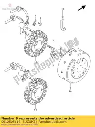 Here you can order the screw from Suzuki, with part number 0912505117: