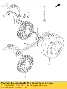 suzuki 3216037410 conjunto da bobina, escolha - Lado inferior