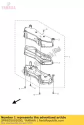 Aquí puede pedir conjunto de medidor (km / h) de Yamaha , con el número de pieza 2PW835001000: