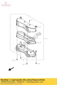 yamaha 2PW835001000 meter assy (km/h) - Bottom side