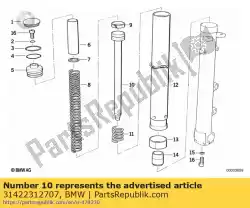 Qui puoi ordinare tubo (dal 08/1991) da BMW , con numero parte 31422312707: