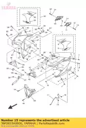 Aquí puede pedir soporte 7 de Yamaha , con el número de pieza 36P2833A0000: