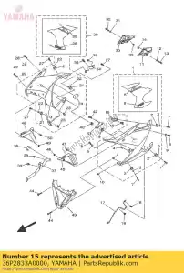 yamaha 36P2833A0000 soporte 7 - Lado inferior