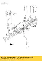 3661021G00, Suzuki, arnês, fiação suzuki lt z 250 2004 2005 2006 2007 2008 2009 2010, Novo