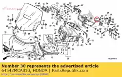 Tutaj możesz zamówić body comp., regulator od Honda , z numerem części 64542MCA010: