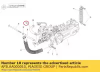 AP3LAA000010, Piaggio Group, Pump-cylinder hose aprilia sr 50 2000 2001 2002 2003 2004, New