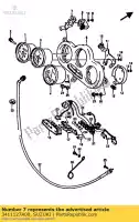 3411127A00, Suzuki, zaak, meter suzuki gsx r rg rx rr rgf gamma rgcffc rgc 750 250 500, Nieuw