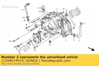 11394KY4970, Honda, guarnizione, r. coperchio del carter honda f (j) portugal / kph nsr rr (p) 125 150 1988 1993 2000 2001, Nuovo
