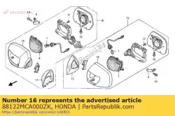 Qui puoi ordinare alloggio, l. * nha27m * da Honda , con numero parte 88122MCA000ZK: