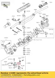 Aquí puede pedir poseedor de Kawasaki , con el número de pieza 132800055: