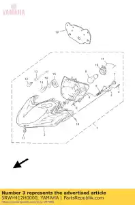 yamaha 5RWH412H0000 ficar definindo - Lado inferior