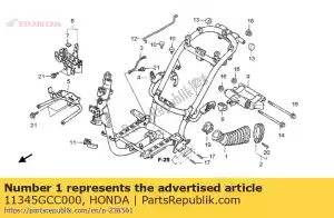 Honda 11345GCC000 conducto, l cubierta - Lado inferior