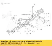 880296, Piaggio Group, odst?pnik piaggio beverly bv mp3 350 maxi sport x x10 zapm69 zapm69300, zapm69400 zapma20s zapma2200 zapta130 zaptd120 350 400 2011 2012 2013 2014 2015 2016 2017 2018 2019 2020 2021 2022, Nowy