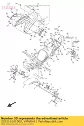 Aquí puede pedir soporte 3 de Yamaha , con el número de pieza 2S32161A1000: