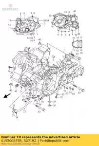 suzuki 015500855B bout - Onderkant