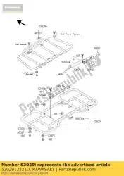 Tutaj możesz zamówić przewo? Nik, rr, s szary klf300-b1 od Kawasaki , z numerem części 5302912321U: