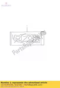 suzuki 1114145C00 gasket,cylinder - Bottom side