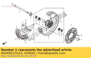 honda 06440KZZA20 nenhuma descrição disponível no momento - Lado inferior