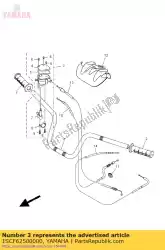 Here you can order the throttle lever assy from Yamaha, with part number 1SCF62500000: