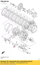 Here you can order the screw from Suzuki, with part number 021120610A: