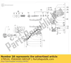 Tutaj możesz zamówić narysowana czapka od Piaggio Group , z numerem części 179510: