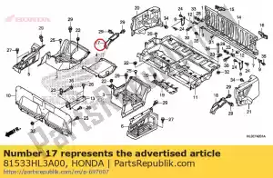 honda 81533HL3A00 guard, r. rr. step - Bottom side