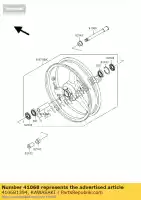 410681394, Kawasaki, Axle,fr kawasaki zx9r ninja d c zx 9r 900 , New