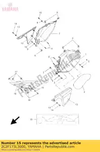 yamaha 2C2F173L3000 grafische set 1 - Onderkant