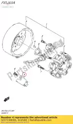 Here you can order the clamp,magneto l from Suzuki, with part number 3237130D00: