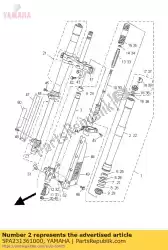 Aquí puede pedir tubo exterior de Yamaha , con el número de pieza 5PA231361000: